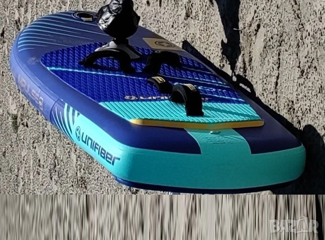 Употребявана надуваема дъска за уинг и уиндсърф Unifiber, снимка 1