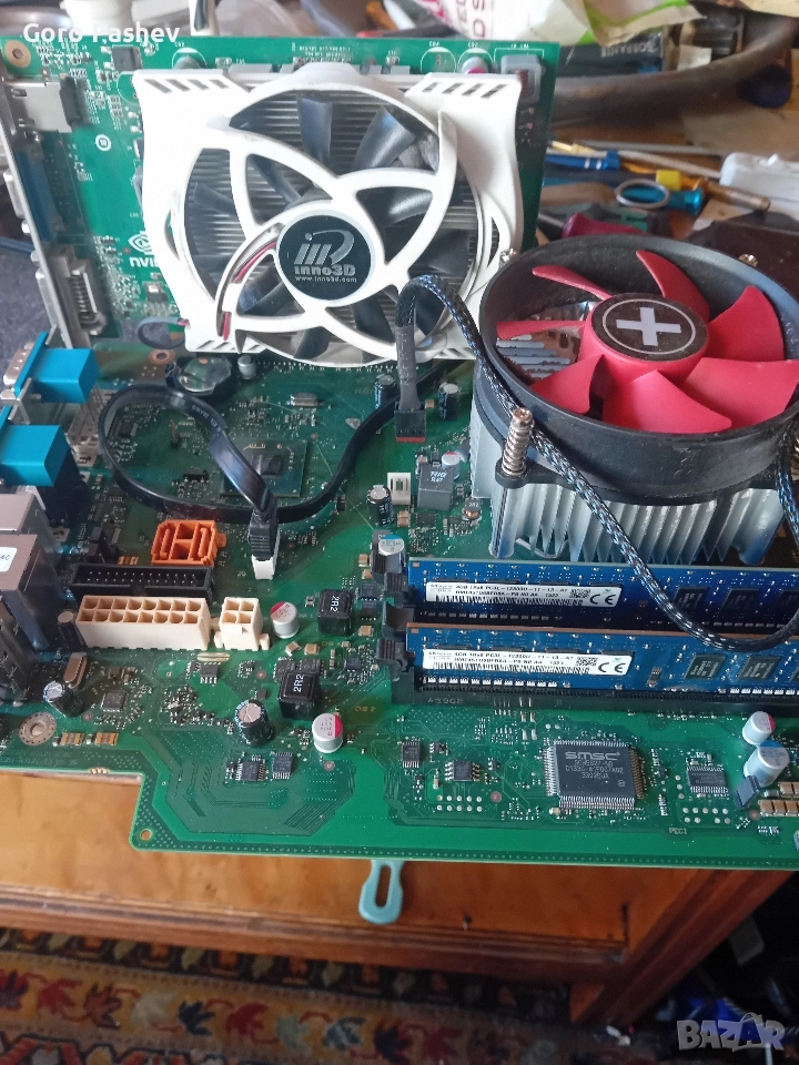 Fujitsu D3164-A11 Дъно с 2 рам по 4Gb. и процесор Intel I3 2120, снимка 1