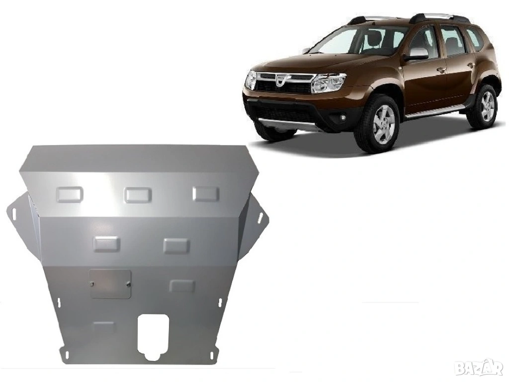 Метална кора под броня двигател и скоростна кутия Dacia Duster 2010г – 2017г, снимка 1