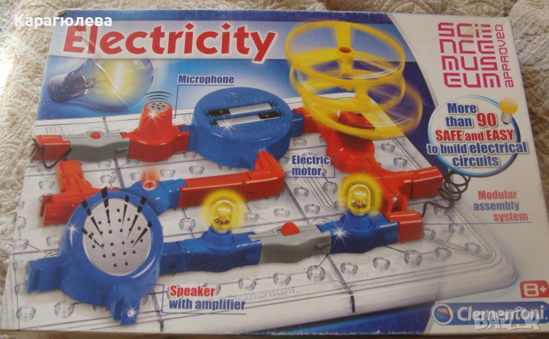 Образователен комплект от серията Clementoni: Science and Play "Eлектричество", снимка 1