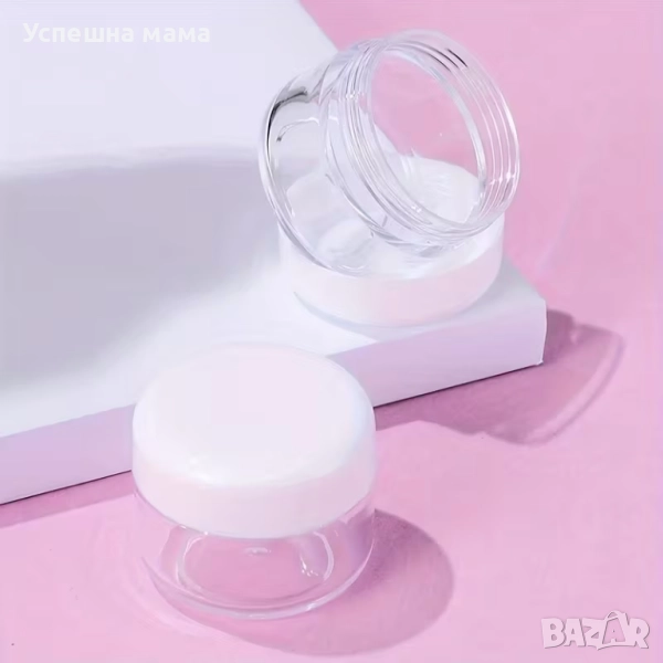 Бурканче за handmade, 60мл.с включена бяла капачка, снимка 1