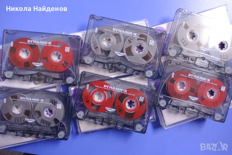 Аудио касети Нови дизайни Reel to Reel ЧИСТО НОВИ Dynamic-x DIY. Касетите са 48 мин. Аудио касети c , снимка 1