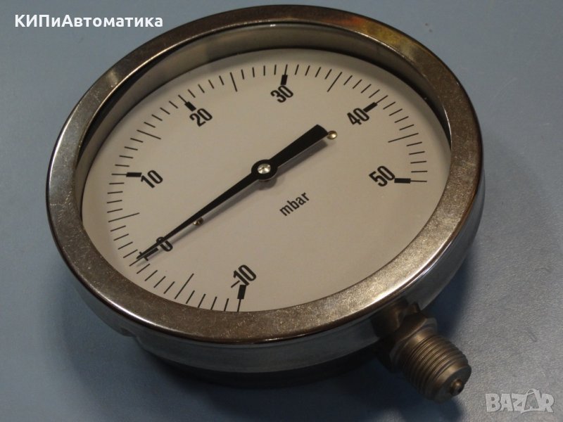 Манометър Nuova Fima Ф 160, 50 mbar, снимка 1