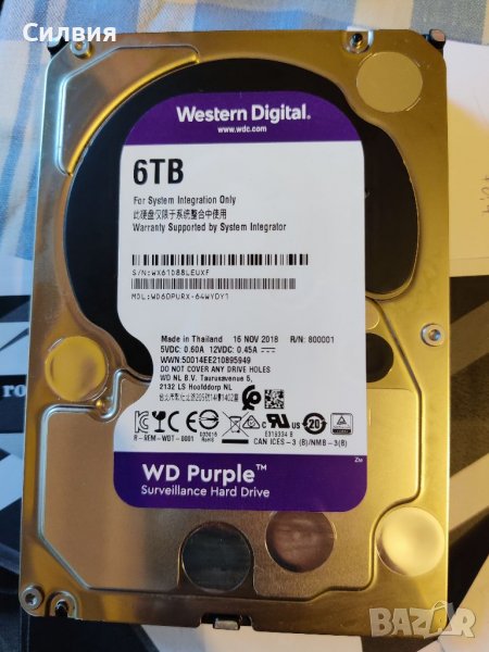 Хард диск 6TB, 4TB, 500GB,2TB,80GB,250GB,/ HDD , снимка 1