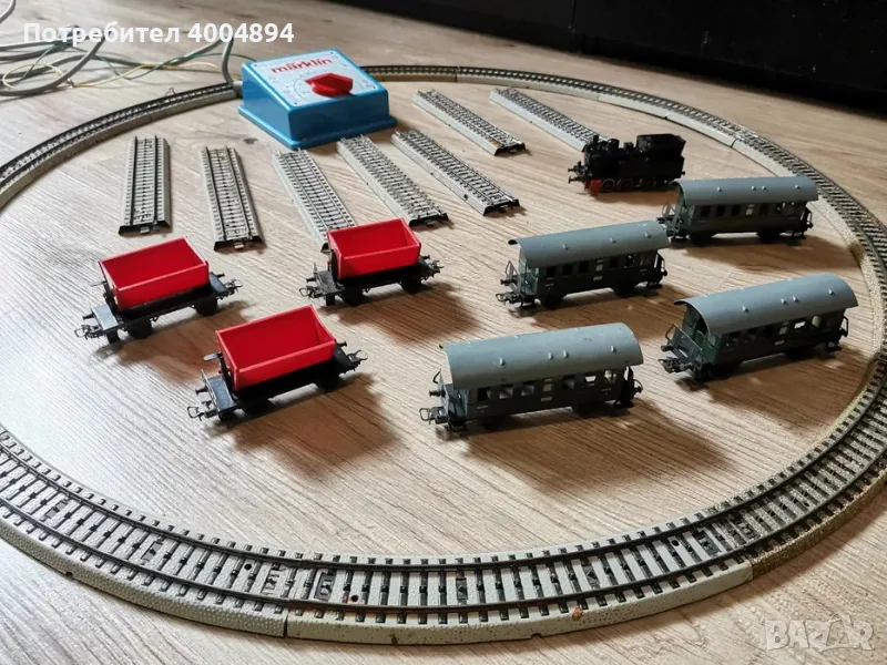 Запазено и действащо колекционерско електрическо влакче Marklin 3, снимка 1