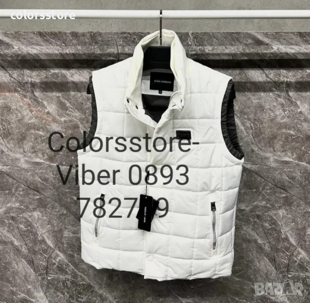 Мъжки бял елек Dolce&Gabbana-VR107k, снимка 1