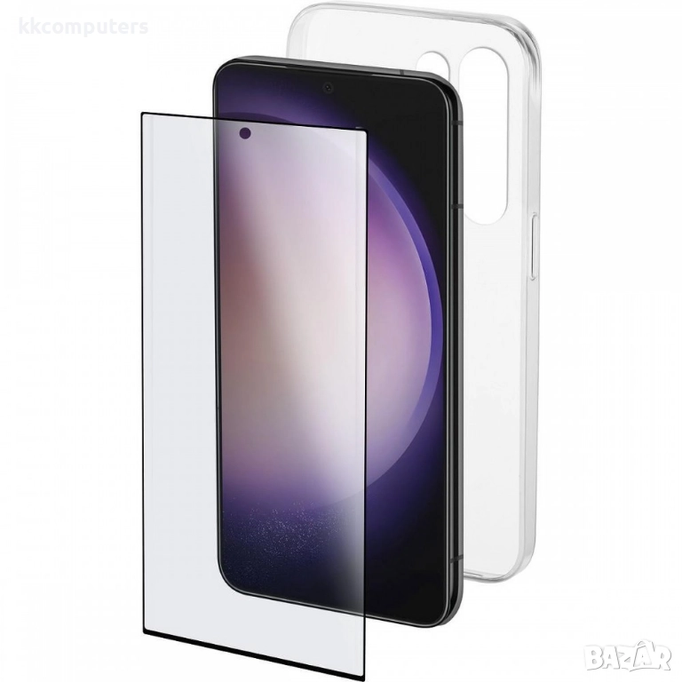 Cellularline Пакет калъф и закалено стъкло за Samsung Galaxy S24 Ultra, снимка 1