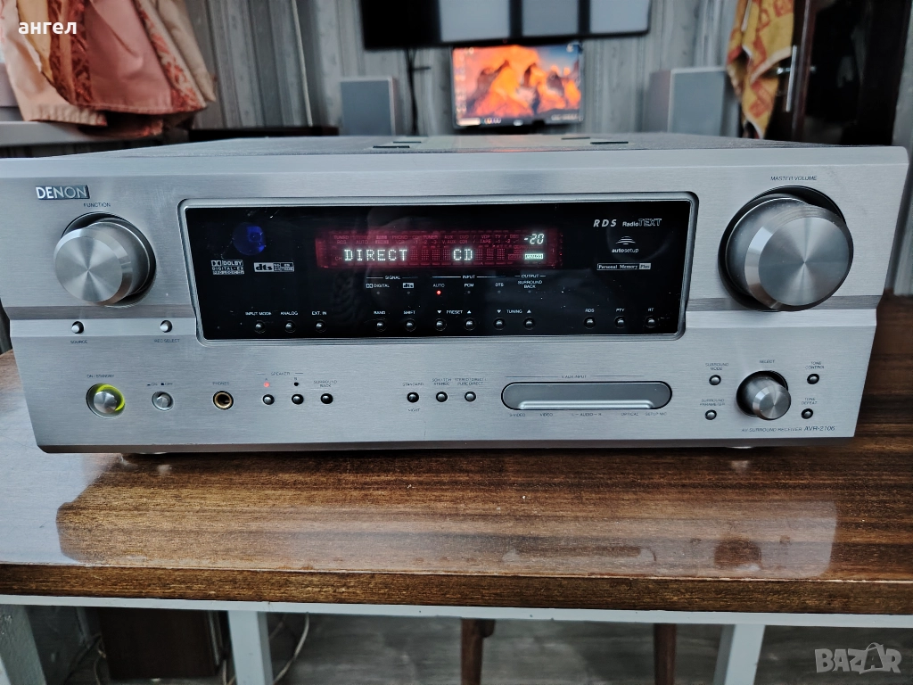 Denon AVR-2106 качествен 7.1 транзисторен усилвател, снимка 1
