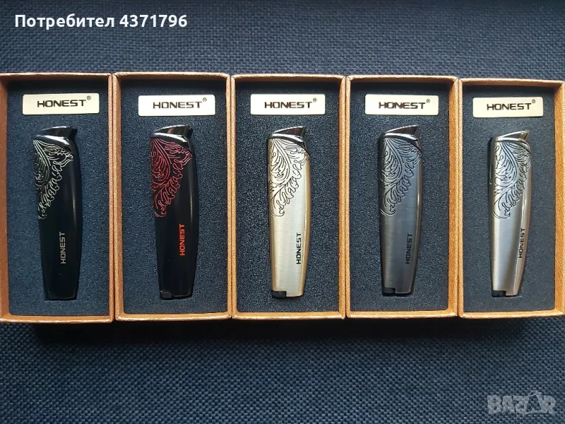 Луксозна запалка с подаръчна кутия 5 цвята, снимка 1