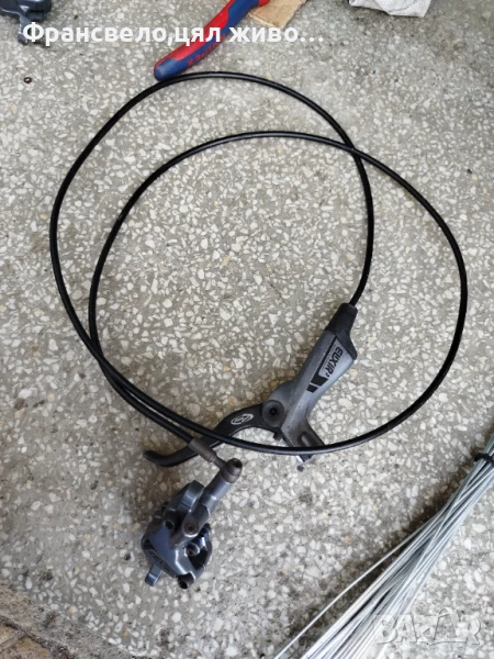 Задна хидравлична спирачки за велосипед колело avid elixir 3 за ремонт или части , снимка 1