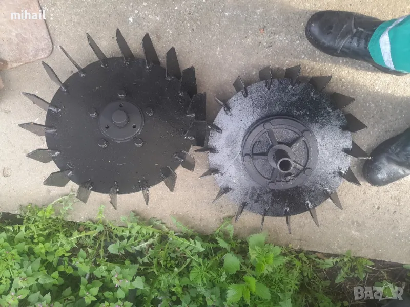 метални колела диференциални с пулуоски за мотофреза , снимка 1