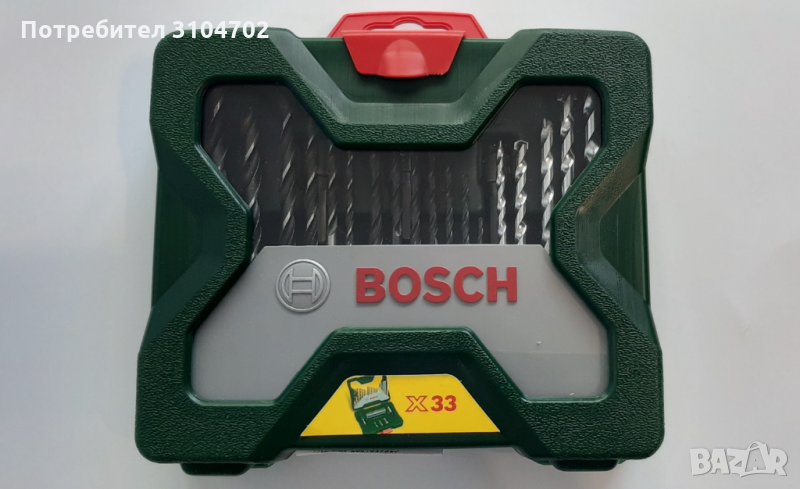 Bosch X-Line комплект от 33 части, свредла, битове, зенкер, 2607019325, снимка 1