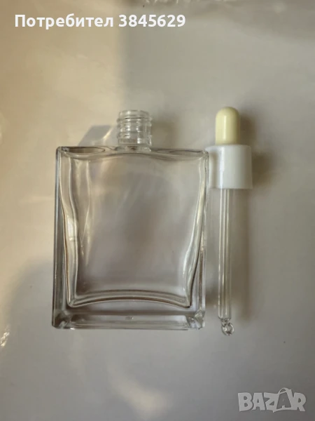 Стъклени шишенца 30мл + пипета, снимка 1