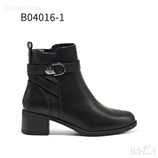 Дамски боти на нисък ток , снимка 1