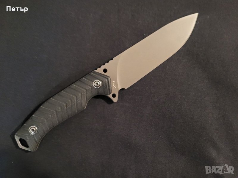 Ловен тактически нож острие DC53 G10 full tang , снимка 1