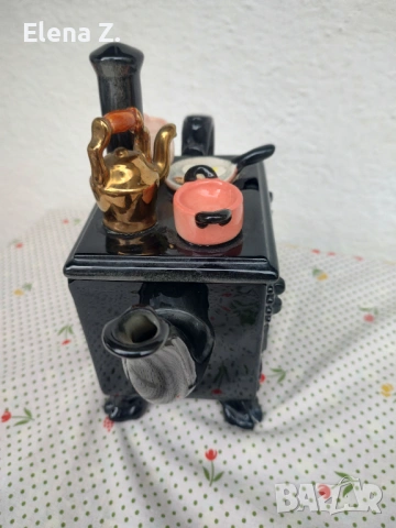 Paul Cardew голям чайник печка с английска закуска, снимка 6 - Декорация за дома - 54008785