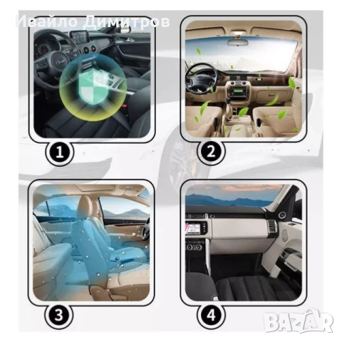 2 бр. универсални сенници за странични стъкла на автомобил, снимка 3 - Аксесоари и консумативи - 54217457