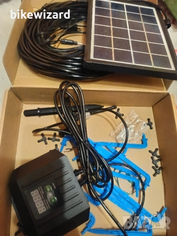 Соларна автоматична система за поливане на растения Biling 3.5W НОВА, снимка 5 - Напояване - 52251195