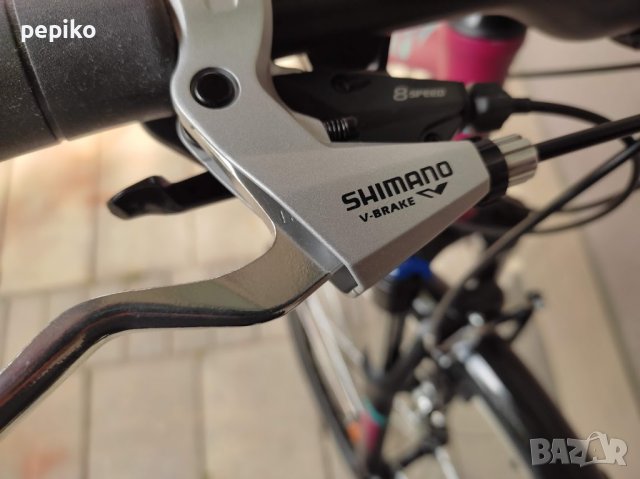 Продавам колела внос от Германия  алуминиев велосипед RAMBLER 28 цола преден амортисьор фул SHIMANO , снимка 8 - Велосипеди - 36732309
