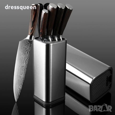 2566 Стойка за кухненски ножове, снимка 4 - Други стоки за дома - 37479876