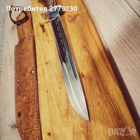 Ловен дълъг нож касапски от колекция , снимка 5 - Ножове - 50754952