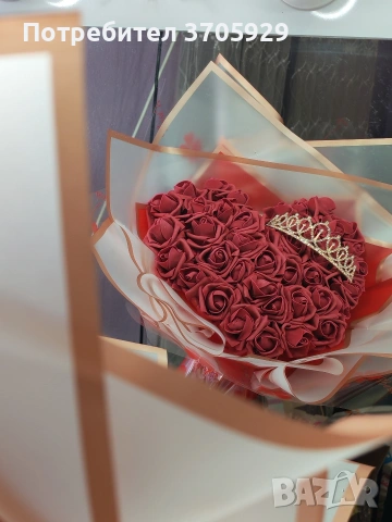 Букет от вечни рози, който ще остане завинаги! 
