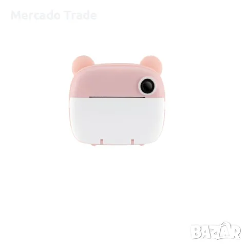 Детски фотоапарат+принтер Mercado Trade, Розов, снимка 3 - Образователни игри - 48324574