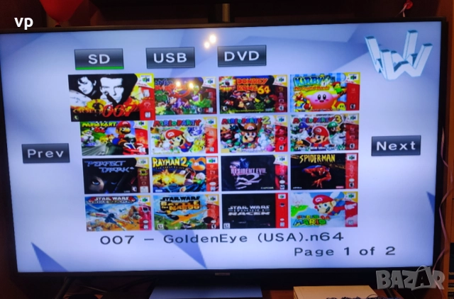 Хакната КОНЗОЛА Nintendo, Нинтендо WII с МНОГО ИГРИ! Mario, Zelda, Sonic, SEGA... пълен комплект !!!, снимка 4 - Nintendo конзоли - 52020909