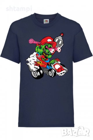 Детска тениска Mario Cart Zombie 3,Игра,Изненада,Подарък,Празник,Повод, снимка 2 - Детски тениски и потници - 37436772