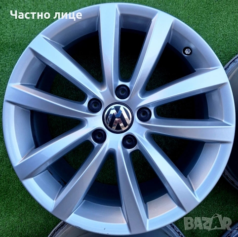 Продавам 4бр 17-ки джанти за Фолксваген Пасат, Голф, Туран, Тигуан , снимка 3 - Гуми и джанти - 54125997
