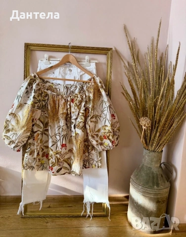 ZARA Нови дамски нели дънки и риза, снимка 14 - Дънки - 54227501