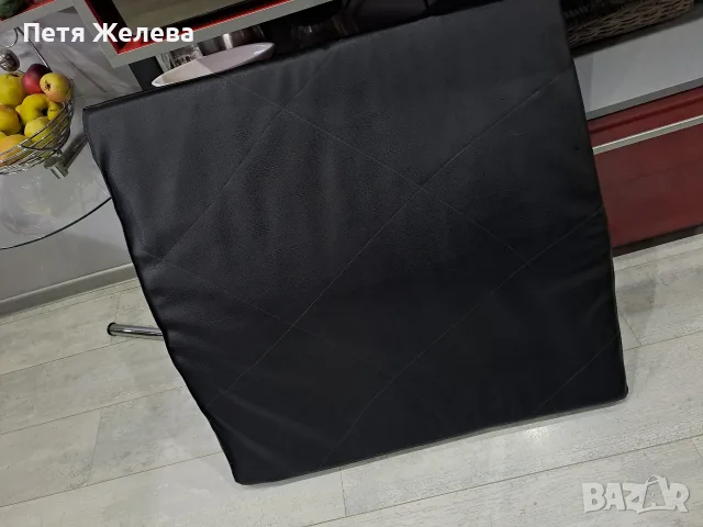 Кожена възглавница  83/80/5см, снимка 6 - Декорация за дома - 56470739