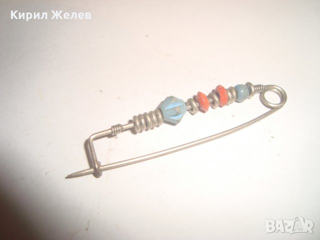ВИНТИДЖ АРТ БРОШКА ИГЛА РЕТРО ФИБУЛА ЗАБОДКА НАКИТ 3280, снимка 6 - Антикварни и старинни предмети - 30554844