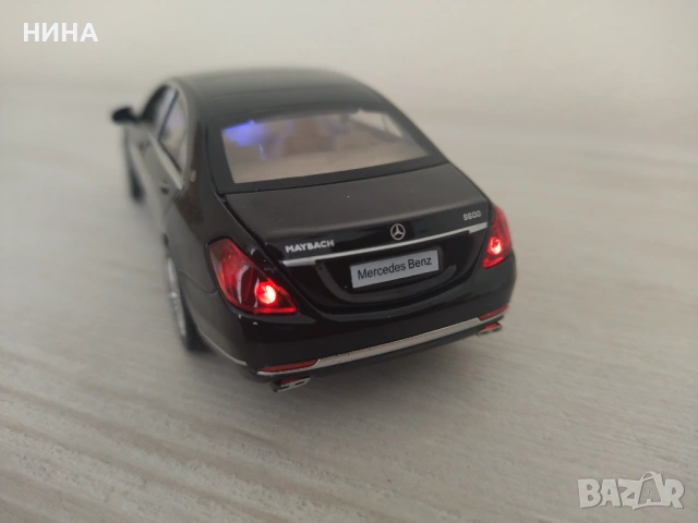 Метална количка Mercedes- Benz S 600 !!!, снимка 6 - Колекции - 53046051