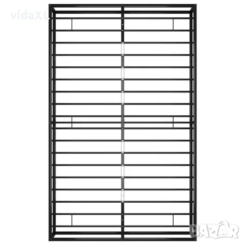 vidaXL Рамка за легло, черна, метал, 120x200 cм, снимка 6 - Спални и легла - 56146790