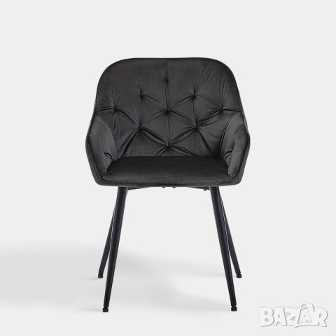 Висококачествени трапезни столове тип кресло CLIPOP C-U-DC-0085GY, снимка 2 - Столове - 42394639