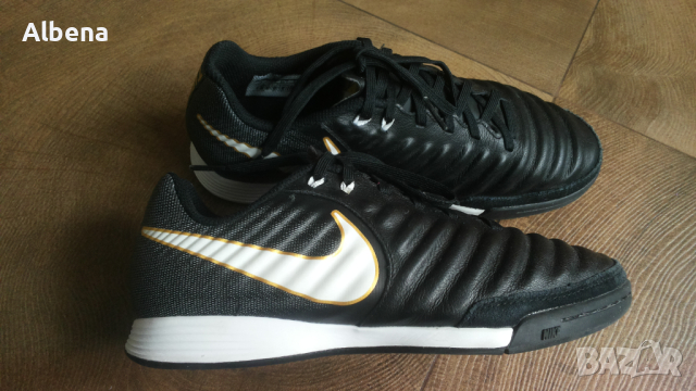 NIKE TIEMPO X Leather Football Boots Размер EUR 38,5 / UK 5,5 за футбол естествена кожа 93-14-S, снимка 2 - Детски маратонки - 44516236