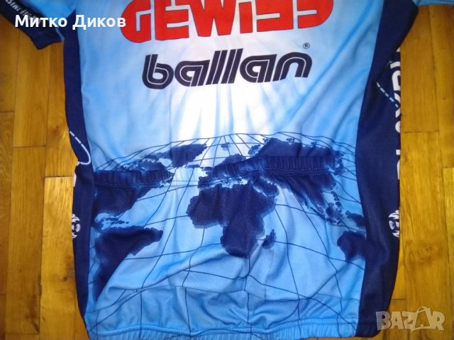 Gewiss Ballan cycling jersey Biemme колездачна тениска размер М, снимка 7 - Велосипеди - 37546244