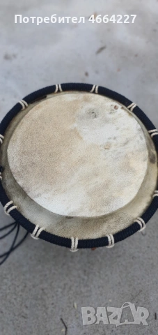 Автентично дървено джембе, снимка 3 - Други ценни предмети - 53058447
