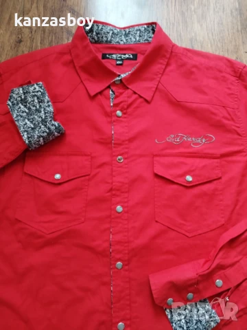 Ed Hardy - страхотна мъжка риза 2XL КАТО НОВА 
