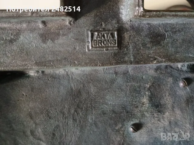 Промоция АР ДЕКО МАРКИРАНА над 100 год. бронз антика статуетка пластика, снимка 7 - Антикварни и старинни предмети - 49240545