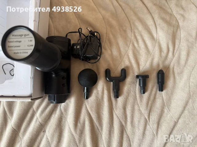 Перкусионен масажен пистолет SMFIT.BG, снимка 4 - Масажори - 56163572