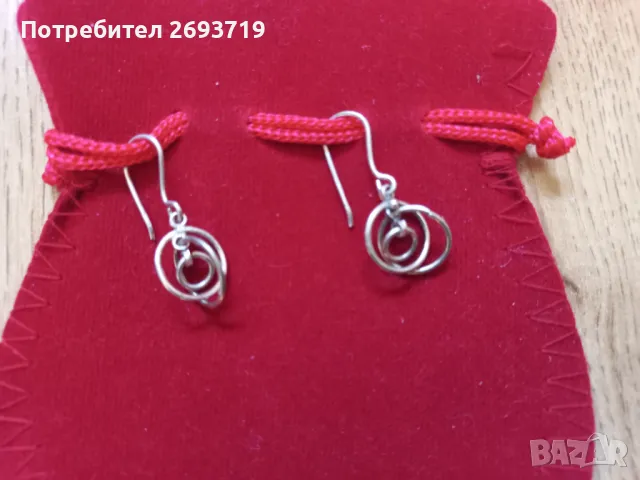 Сребърни  обици - 2️⃣ вида, снимка 3 - Обеци - 49094372