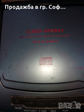 Радио CD касетофон AIWA, снимка 3 - Радиокасетофони, транзистори - 30717252