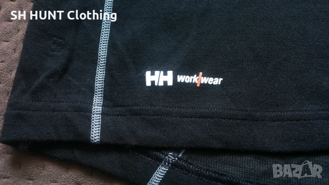 HELLY HANSEN 75027 57% Merino Wool Twermo Work Wear размер L / XL работна термо блуза W4-456, снимка 7 - Блузи - 52028027