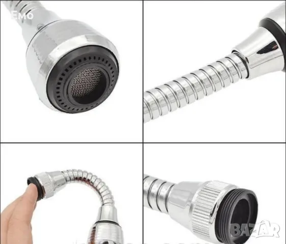 Накрайник за чешма с Гъвкава структура - Turbo Flex 360°, снимка 2 - Други стоки за дома - 48065696