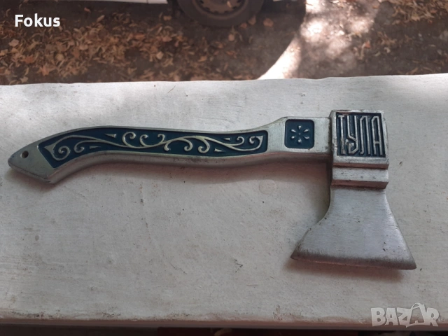 Колекционерска малка руска брадвичка Тула, снимка 2 - Антикварни и старинни предмети - 53307306