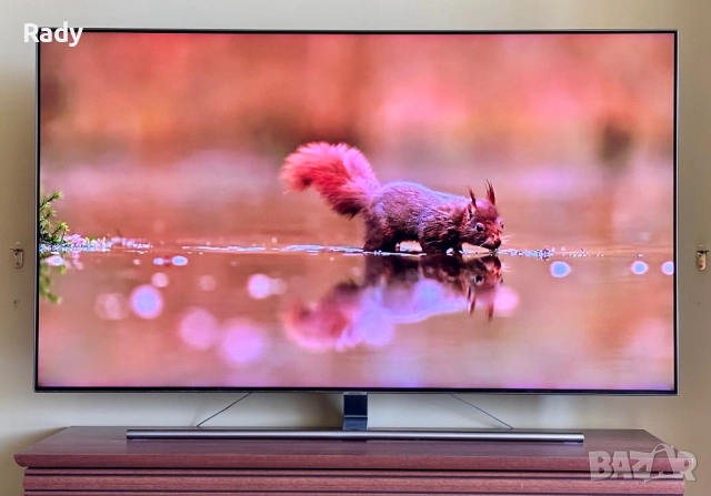 Телевизор SAMSUNG, 55”, QLED, Ultra 4K HD (3840 x 2160), снимка 8 - Телевизори - 53890377