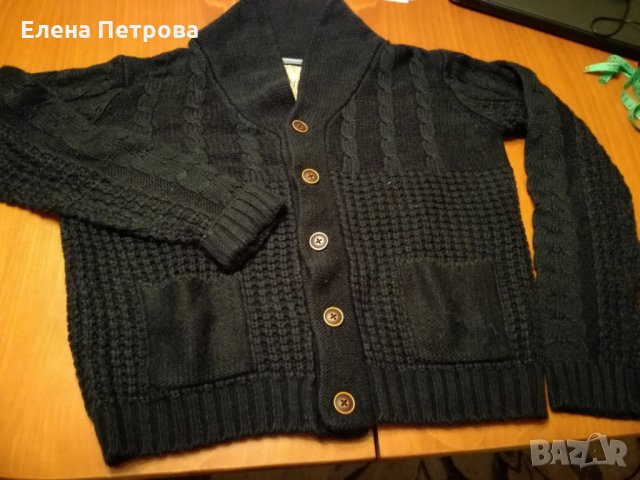 Черна жилетка Ла Редут размер 162, снимка 1 - Детски пуловери и жилетки - 29905733