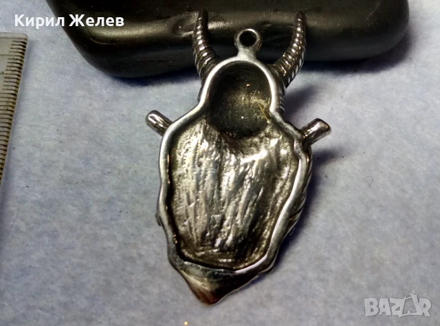 СТРАХОВИТ ВИКИНГСКИ НЕО ГОТИК АРТ ФИГУРАЛЕН МЕДАЛЬОН от НИКЕЛИРАНА БЛАГОРОДНА СТОМАНА 49198, снимка 4 - Колиета, медальони, синджири - 51279764